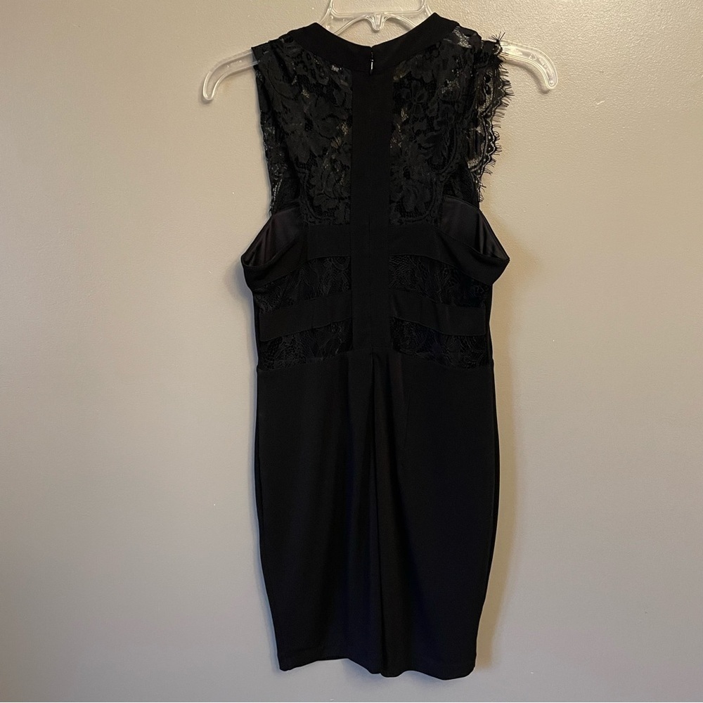 Express Mini Sheath Dress size 6 lbd lace sheer cocktail party